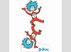 Dr. Seuss Thing 1 and Thing 2 Standup