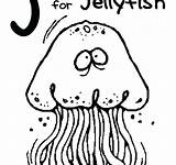 Fish Coloring Funny Pages Jellyfish Color Computer Cute Getcolorings Getdrawings Colorings Printable Jelly sketch template