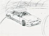 Nissan 240sx 1990 Deviantart sketch template