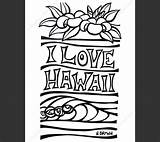Hawaii Coloring Book Choose Board sketch template