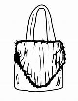 Purse Coloring Pages Printable Shopping Color Entertainment sketch template