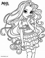 Moxie Girlz Coloring Pages Miracle Timeless sketch template