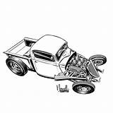 Kustom Speed Car Shelby Save sketch template