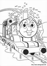 Thomas Friends Pages Coloring Printable Everfreecoloring sketch template