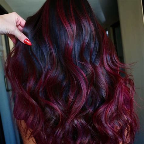 black cherry hair color ideas  inspire   salon visit