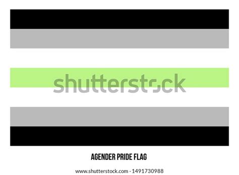 agender pride flag vector illustration designed 스톡 벡터 로열티 프리 1491730988