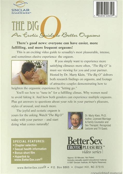 big o the an erotic guide to better orgasms 1997 adult dvd empire