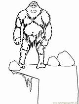 Coloring Pages Abominable Snowman Winter Rocket Ship Printable Kids Drawing Cliparts Yeti Fantasy Medieval Coloringpagebook Print Clipart Getdrawings Views Advertisement sketch template