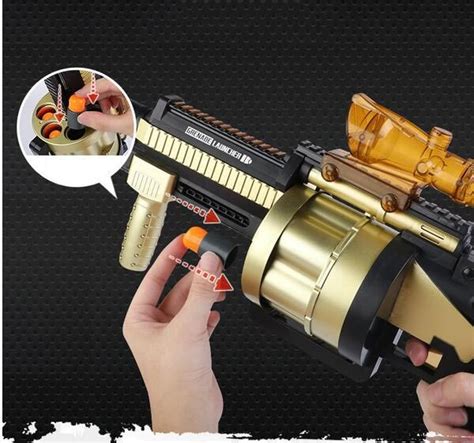pump action grenade launcher blaster