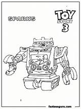 Sparks Vulcain Robots Fastseoguru Coloriages sketch template