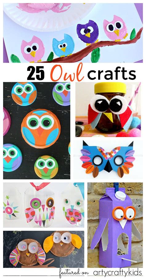 arty crafts kids crafts craft ideas  kids  owl crafts