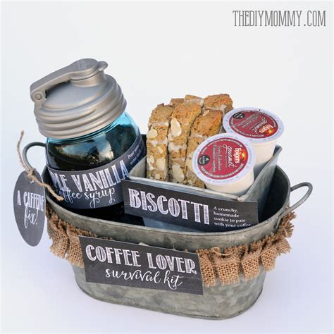 gift   tin coffee lover survival kit