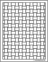 Coloring Pages Pattern Basket Adults Printable Weave Adult Kids Colouring Print Colorwithfuzzy Fuzzy Digital Cool Geometric Designs Templates Intricate Stencil sketch template