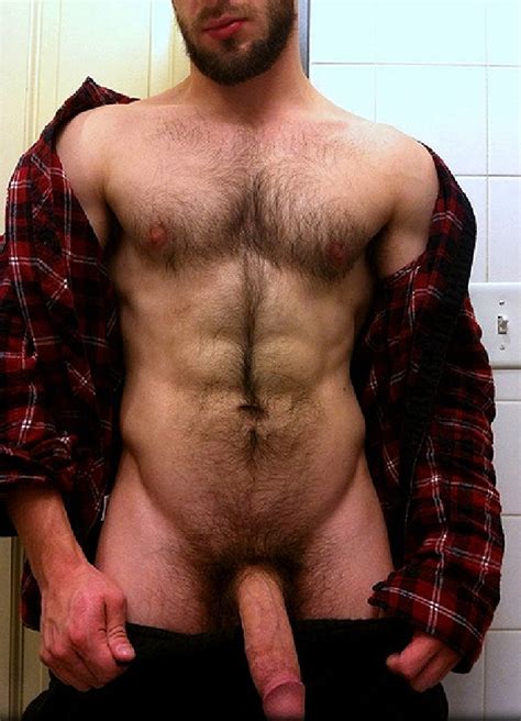 extremely hairy male torso