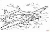 Coloring Pages Aircraft Reconnaissance Printable sketch template