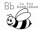 Bee Coloring Cartoon Bumble Clipart Library Happy sketch template