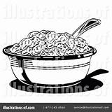 Cereal Coloring Bowl Clipart Illustration Sheet Andy Nortnik Royalty Pages Printable Rf Template Getcolorings Print Getdrawings Stock sketch template
