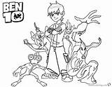 Ben Coloring Pages Characters Clipart Printable Color Print Kids Adults Bettercoloring sketch template