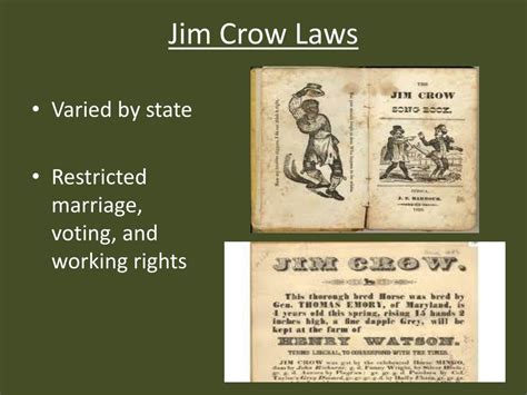 Ppt The Rise Of Jim Crow Powerpoint Presentation Free Download Id