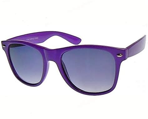 Dark Purple Classic Wayfarer Sunglasses