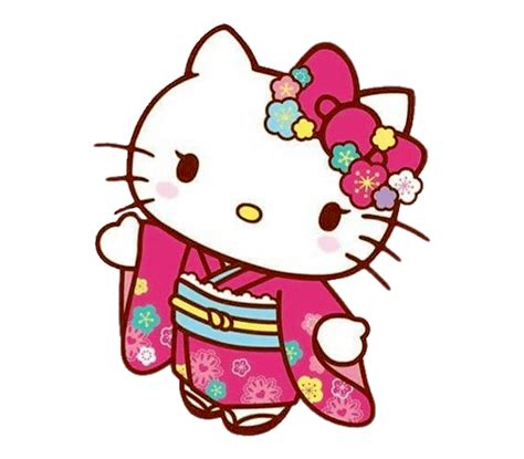 kitty  traditional japanese outfit transparent png stickpng