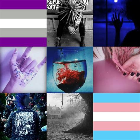Lgbt Moodboards Aesthetics Flags And Lockscreens — Grey Asexual Trans