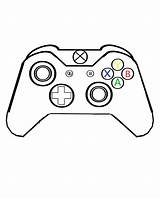 Xbox Controller Coloring Pages Drawing Game Line Ps4 Template Games Sketch Console Color Print Logo Sheets Getdrawings Kids Austin Printable sketch template