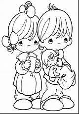 Precious Moments Coloring Pages Religious Getcolorings Enjoyable Printable sketch template