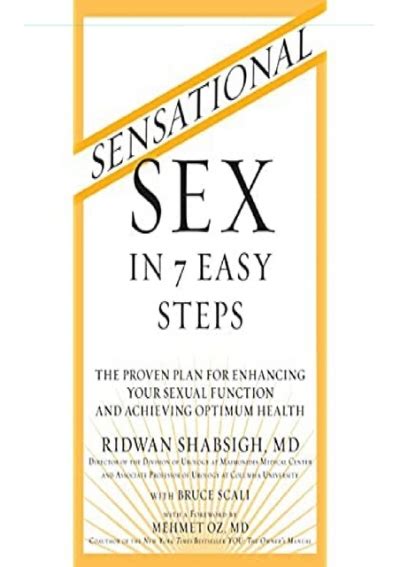pdf sensational sex in 7 easy steps the proven plan for enhancing