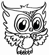 Owl Shopkins Cooloring Getcolorings Ow sketch template