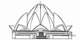 Lotus Temple India Religion Delhi Ks1 Rgb Topics Faith sketch template