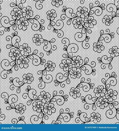 seamless lace pattern stock illustration illustration  curves
