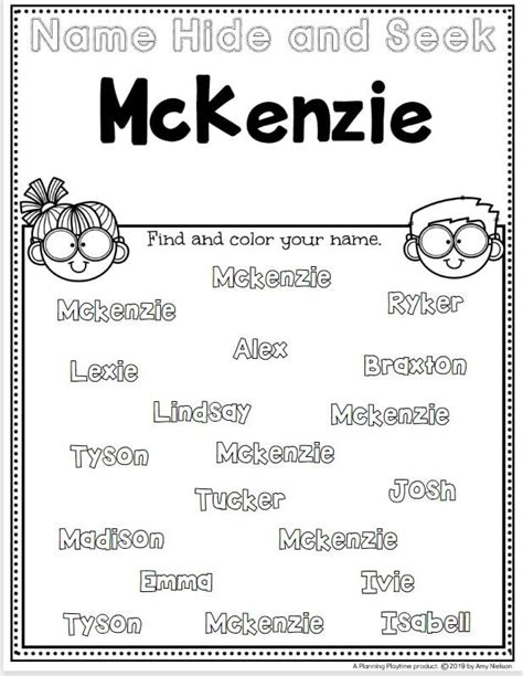 tracing worksheets planning playtime preschool names
