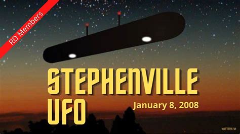 rdm special video stephenville ufo  richard dolan members