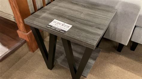 coaster  grey black  table wyckes furniture youtube