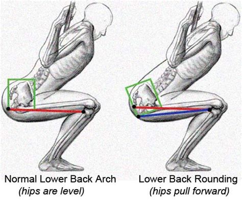 how to stop your lower back from rounding when you squat — lee hayward