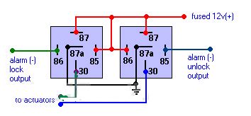 universal  wire door lock actuator wiring diagram collection