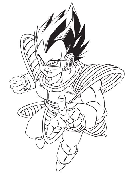 vegeta coloring page coloring home