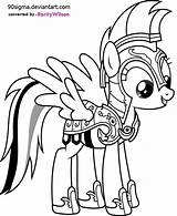 Rainbow Dash Coloring Pages Pony Little Printable Her She Coloriage Speaking Loyal Playful Characters Mlp sketch template