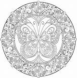 Mandala Coloring Pages Pdf Printable Complex Relaxing Abstract Mandalas Adult Butterfly Print Color Adults Colorear Para Getcolorings Sheets Getdrawings Colouring sketch template
