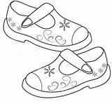 Shoes Coloring Pages Kids Printable Girls Shoe Girl Choose Board sketch template