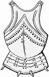 Breastplate sketch template