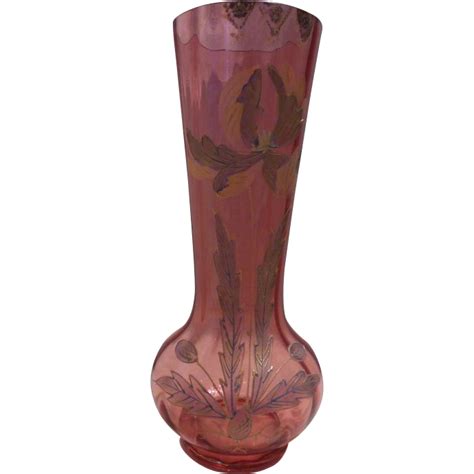 Moser Art Glass Vase From Suzieqs On Ruby Lane