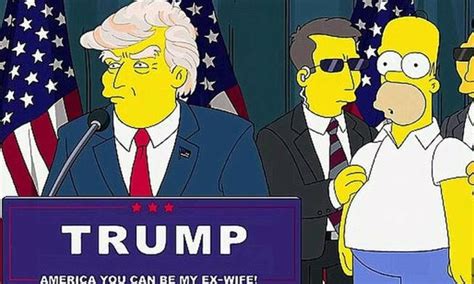 de trump presidente e autocorretores as vezes em que os simpsons