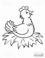 Chicken Coloring Kids Printable Cute Pages Creatables Printables Printablecuttablecreatables Getdrawings Drawing Visit sketch template