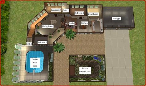 modern house floor plans sims  simple sims  house layouts placement purchase storage containers