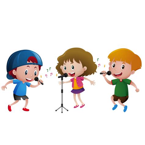 children  children singing clipart png gif