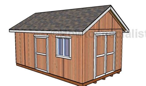 shed plans  howtospecialist   build