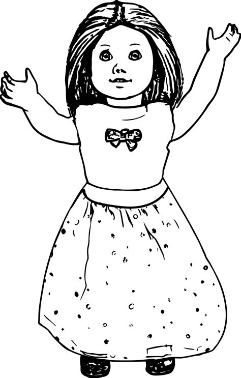 american girl coloring pages printable loudlyeccentric