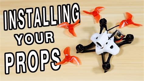 install drone propellers youtube